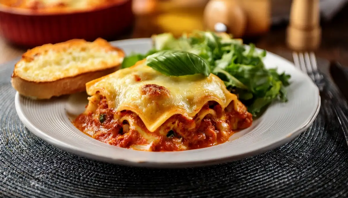 Lasagnes Maison et salade verte